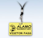 Visitor Plastic Badges Visitor Pass